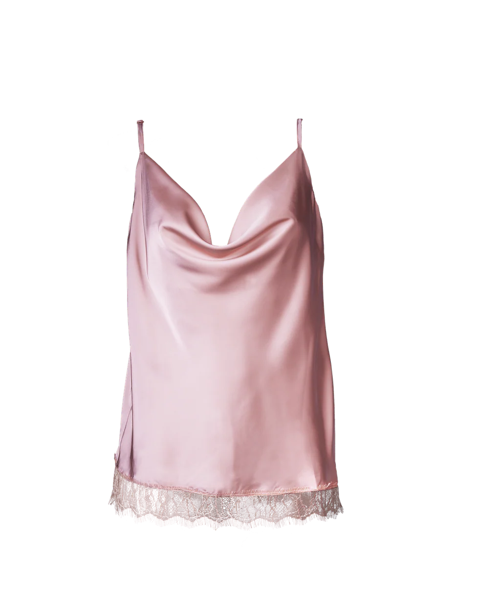 Noblesse Oblige - Top din mătase Luna roz Pal, Noblesse Oblige