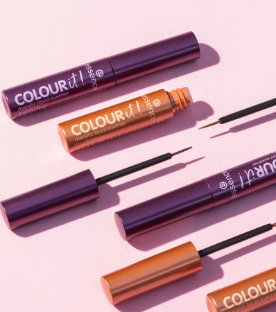 Tus de ochi COLOUR it! metallic liquid liner 02 - Dark Cherry, 3 ml, essence [8]