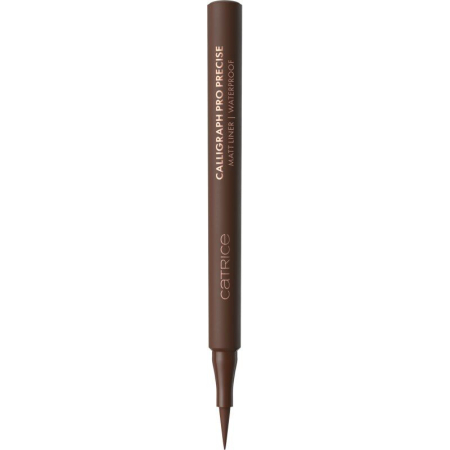 Tuș de ochi rezistent la apă Calligraph Pro Precise Matt - 020 Espresso Brown, Catrice [1]