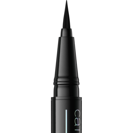 Tuș pentru ochi rezistent la apă Hyper Liner tip pensulă - 010 Ever Black, Catrice [2]