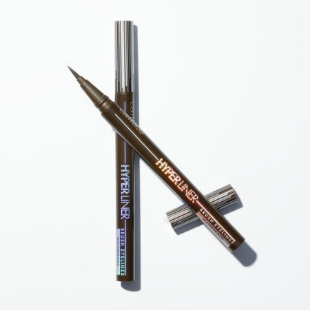 Tuș pentru ochi rezistent la apă Hyper Liner tip pensulă - 020 Dark Mocca, Catrice [9]