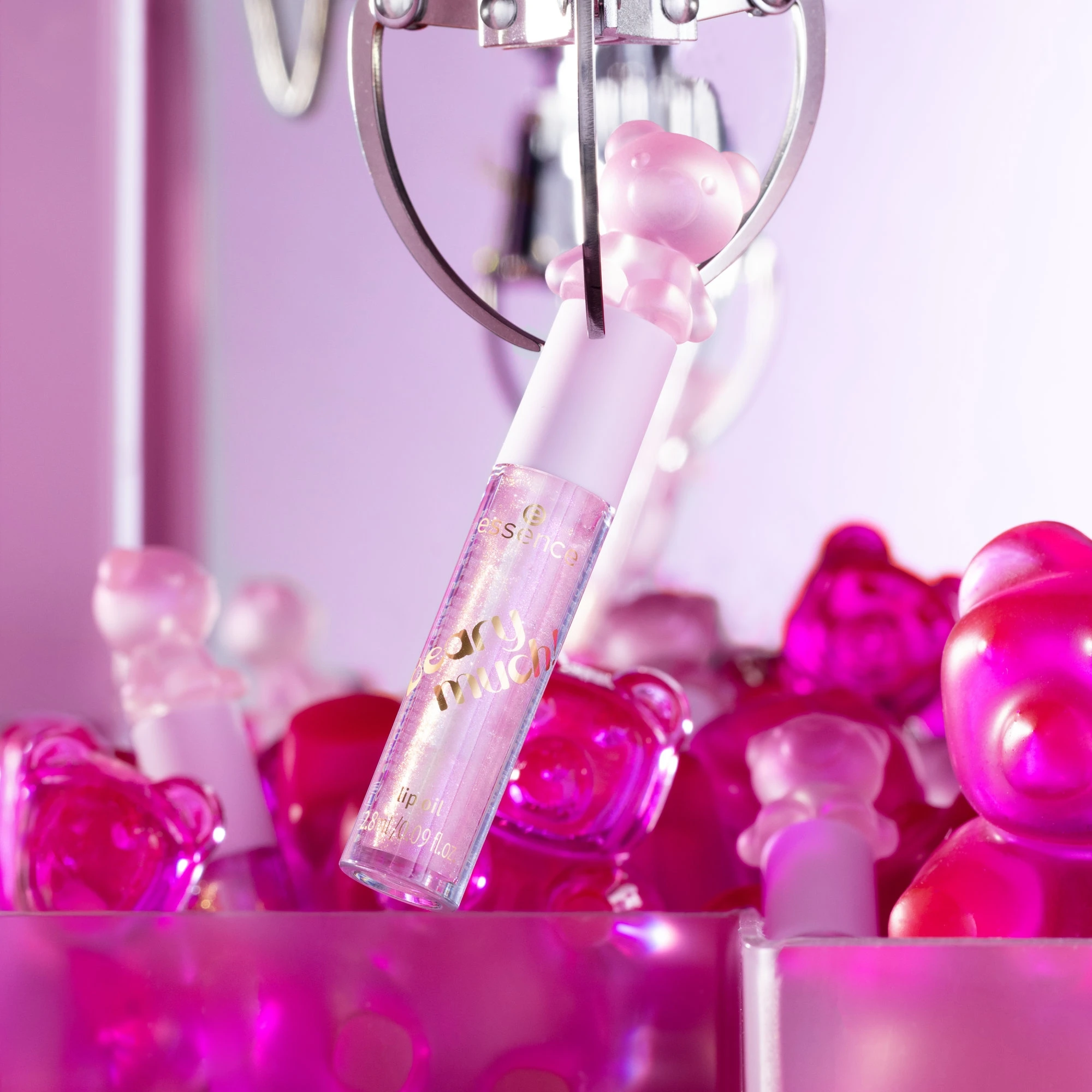 Ulei de buze "Beary much!" lip oil 01 - RaspBeary Kiss, 2.8 ml [2]