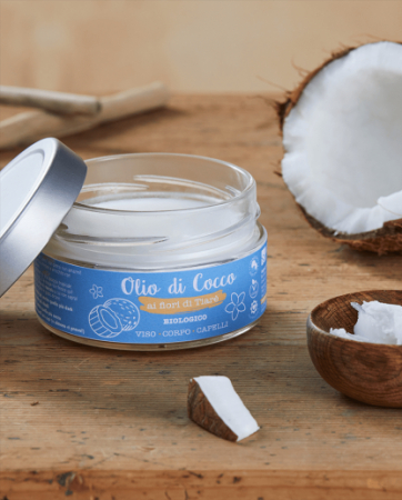 Ulei organic pur de cocos cu flori de tiare, 150 ml [2]