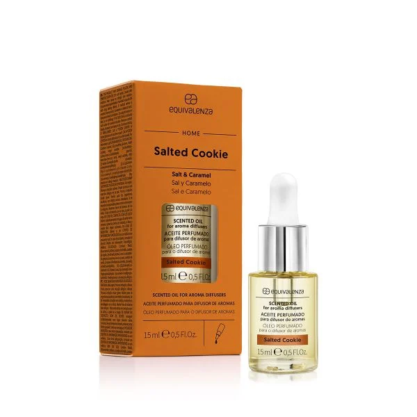 Equivalenza - Ulei parfumat solubil in apa Salted cookie (caramel sarat), Equivalenza, 15 ml