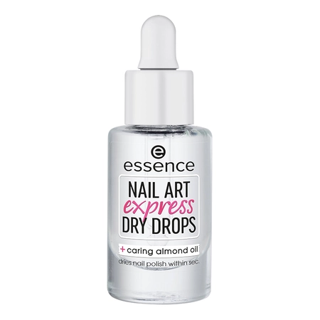 Baza si Top coat - Ulei pentru uscarea rapida a lacului Essence Nail Art Express Dry Drops, 8 ml