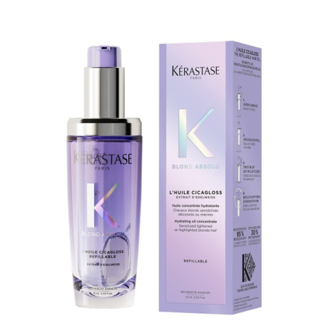 Ulei reincarcabil pentru par  Kerastase BLOND ABSOLU L'Huile Blond 75ml [1]
