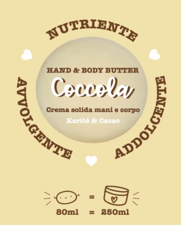 Unt solid pentru maini si corp Coccola cu unt de shea si cacao, 80 ml [3]
