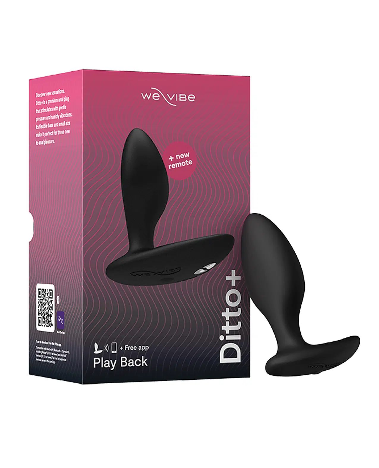 Jucarii sexuale - Vibrator Ditto+, Negru, We-Vibe