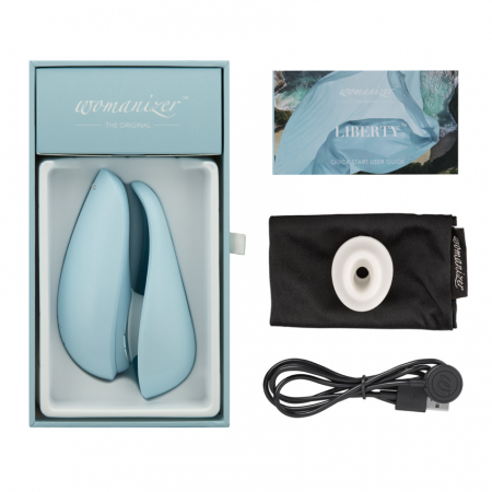 Vibrator pentru clitoris Liberty, Albastru, Womanizer [7]