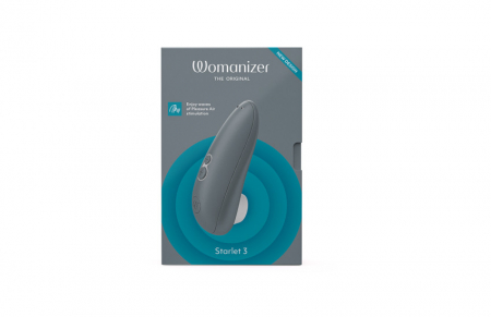 Vibrator pentru clitoris Starlet 3, Gri, Womanizer [4]