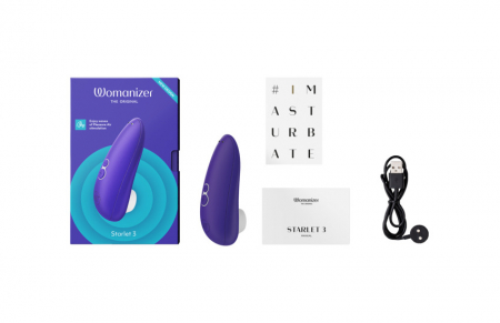 Vibrator pentru clitoris Starlet 3, Indigo, Womanizer [8]