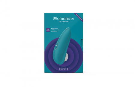 Vibrator pentru clitoris Starlet 3, Turcoaz, Womanizer [5]