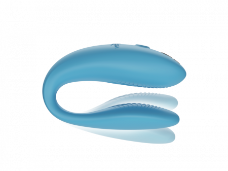 Jucarii sexuale - Vibrator pentru cuplu Sync Go, Turquoise, We-Vibe