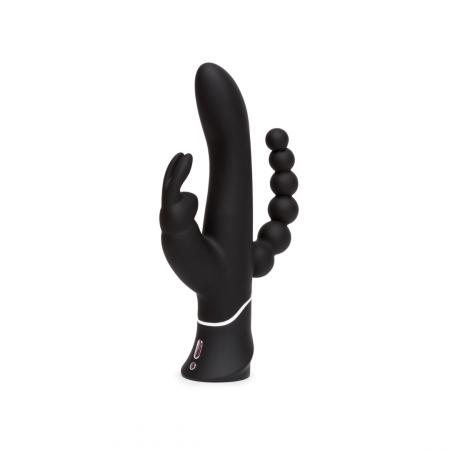 Happy Rabbit - Vibrator Triple Curve Happy Rabbit, Negru