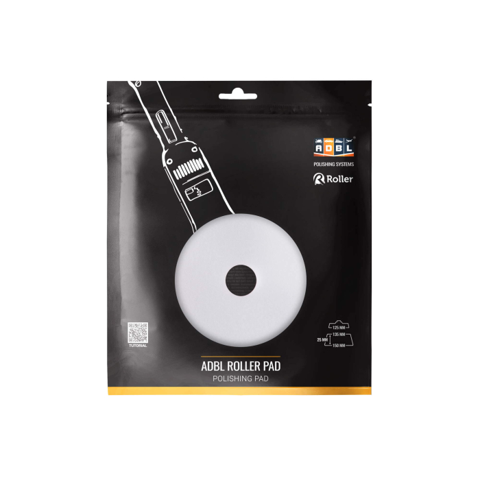 Burete abraziv pentru masina orbitala ADBL Roller Cut DA, alb, 75mm [4]