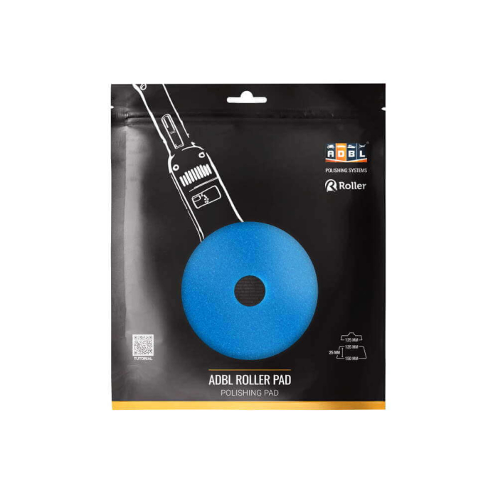 Burete foarte abraziv pentru masina orbitala ADBL Roller Hard Cut DA, albastru, 75mm [4]
