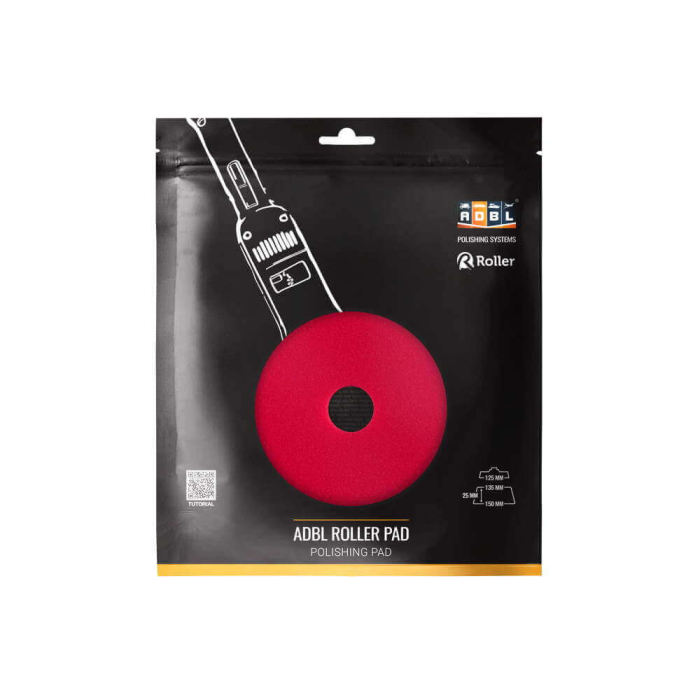 Burete mediu fin pentru masina orbitala ADBL Roller Soft Polish DA, roz, 125mm [4]