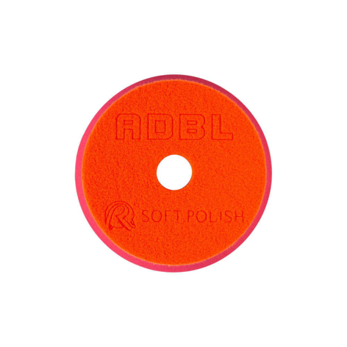 Burete mediu fin pentru masina orbitala ADBL Roller Soft Polish DA, roz, 125mm [2]