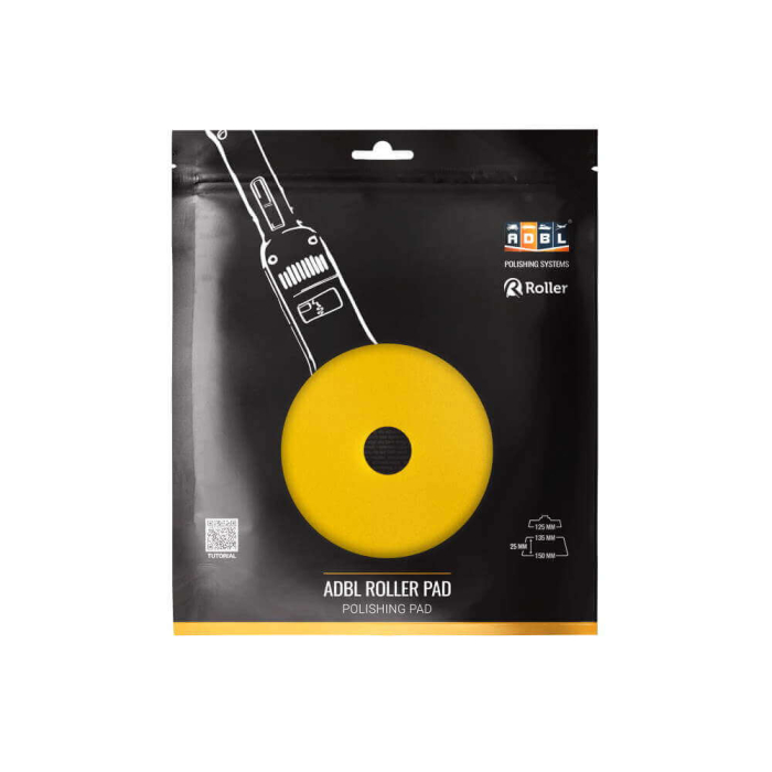 Burete mediu pentru masina orbitala ADBL Roller Polish DA, galben, 125mm [4]
