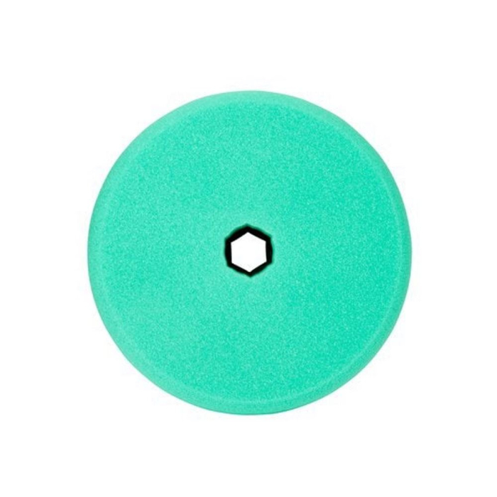 Burete polish abraziv cu fata dubla 3M Quick Connect Compounding Pad, verde, 150mm [2]