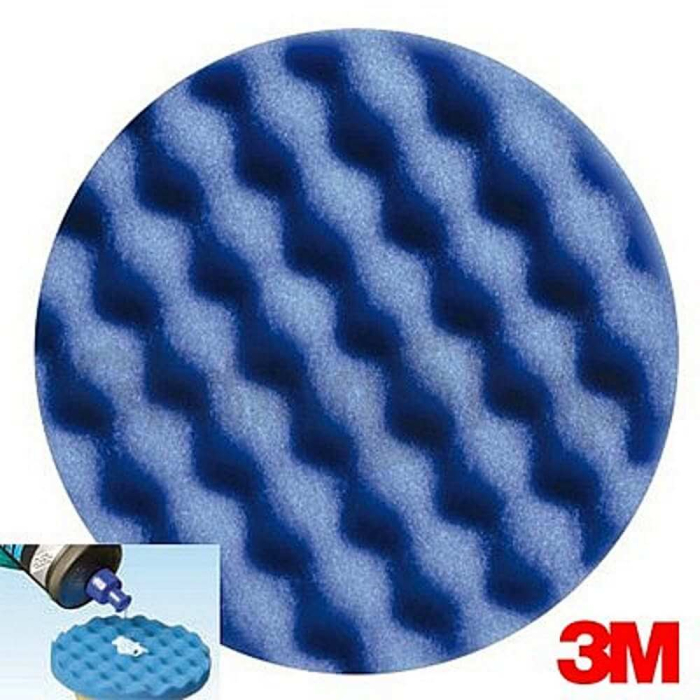 Burete polish finish 3M High Gloss Polishing Pad, albastru, 150mm [2]