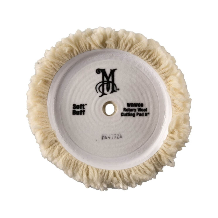 Disc-polish-abraziv-din-blana-naturala-Meguiars-Soft-Buff-Rotary-Wool-Cutting-Pad-20.32cm-WRWC8 [3]