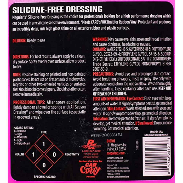 Dressing-plastic-si-cauciuc-exterior-fara-silicon-Meguiars-Silicone-Free-Dressing-3.78L-D16101 [4]