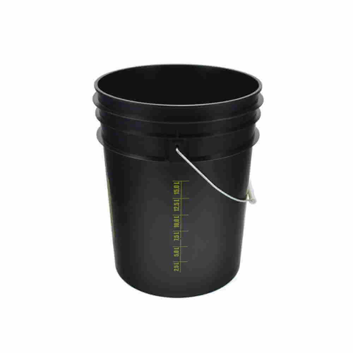 Galeata spalare auto Work Stuff Detailing Bucket Black Rinse cu gratar separator, 20L [4]