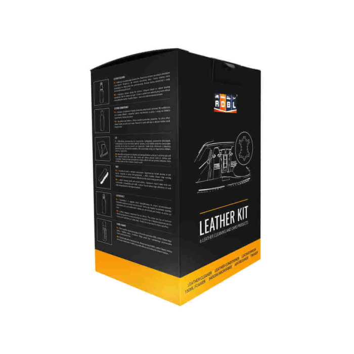 Kit pentru curatare si intretinere piele ADBL Leather Kit [3]