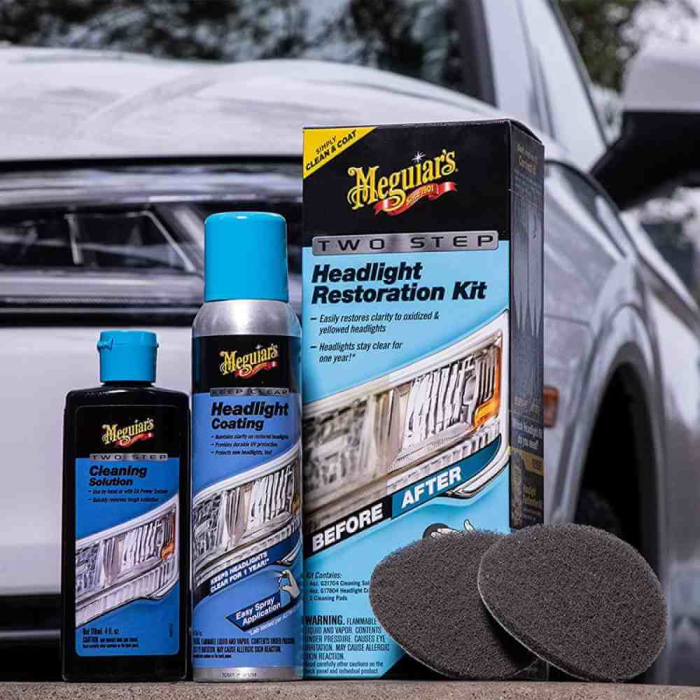 Kit polish faruri in doi pasi Meguiar's Two Step Headlight Restoration Kit [9]