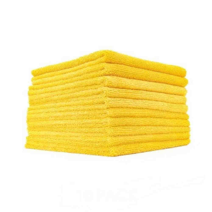 Lavete microfibra profesionale ZviZZer Microfiber Cloth, 40x40cm, galbene, set 10 buc [2]