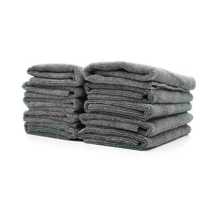 Lavete microfibra profesionale ZviZZer Microfiber Cloth, 40x40cm, negre, set 10 buc [2]