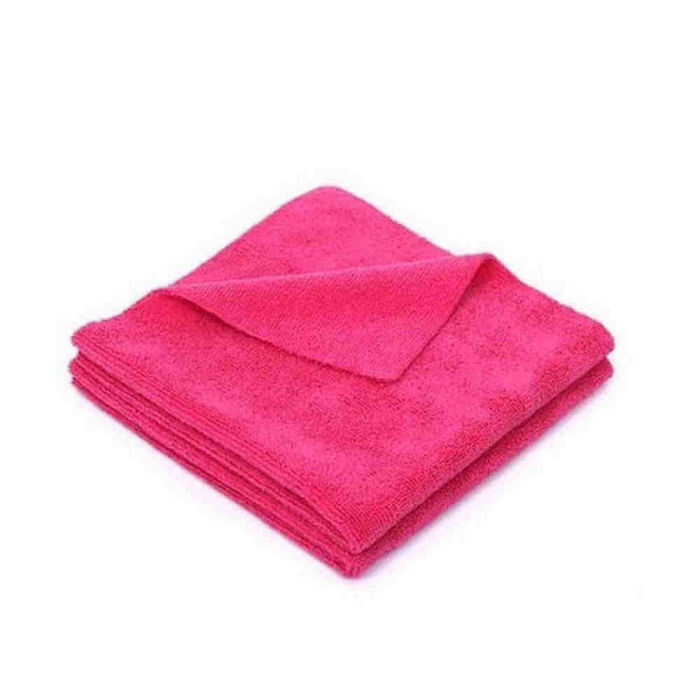 Lavete microfibra profesionale ZviZZer Microfiber Cloth, 40x40cm, rosii, set 10 buc [3]