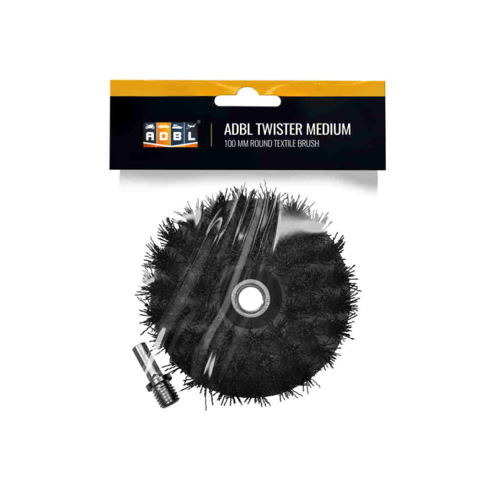 Perie rotunda medie, pentru textile ADBL Twister Medium, 100mm [2]