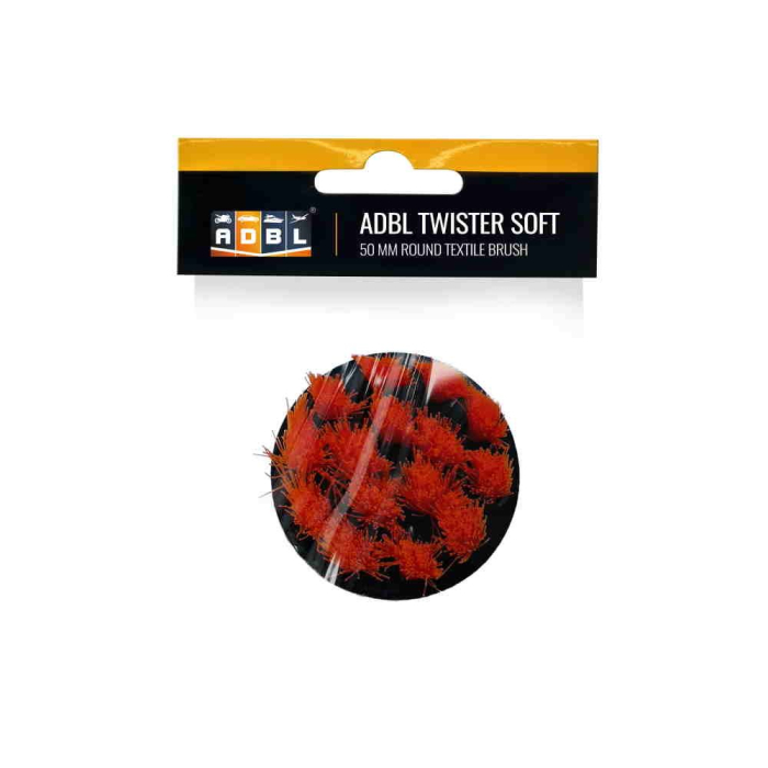 Perie rotunda moale, pentru textile ADBL Twister Soft, 50mm [2]