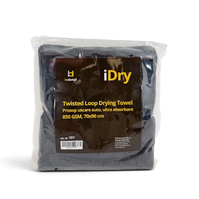 Prosop-uscare-auto-microfibra-Indetail-iDry-Twisted-Loop-Drying-Towel-850GSM-gri-TDT [4]