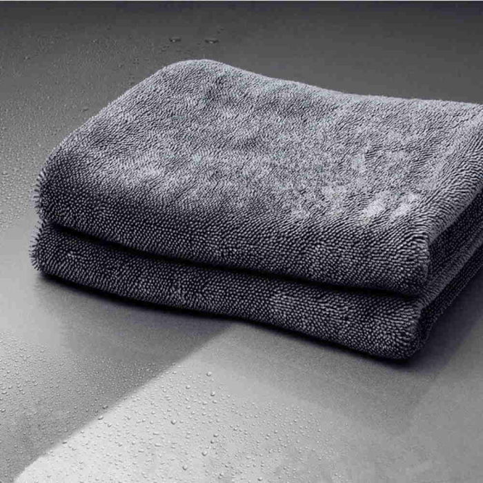 Prosop uscare ultra absorbant din microfibra Ewocar, 60x40cm, 1200GSM, gri [4]