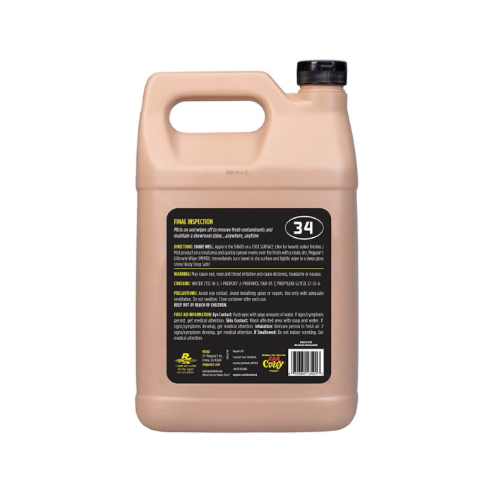 Solutie inspectie vopsea si detailing rapid Meguiar's Final Inspection M34, 3,78L [6]