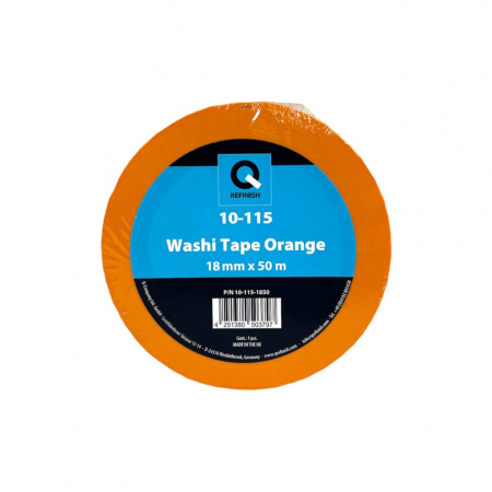 Mascare - Banda-mascare-slim-Qrefinish-Washi-portocalie-18mmx50m-10-115-1850