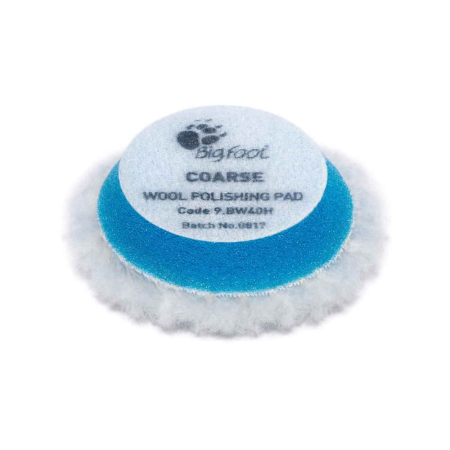 POLISH - Blana polish abraziv Rupes DA Coarse Wool 30-45mm, albastru