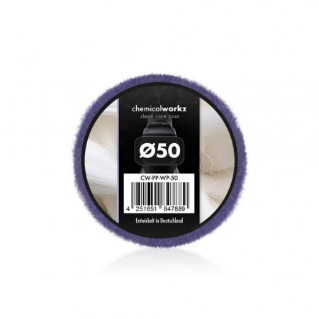 SPALARE SI INTRETINERE EXTERIOR AUTO - Blana-polish-abraziva-ChemicalWorkz-Wool-Cutting-Pad-violet-CW-PP-WP