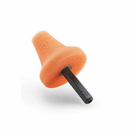 Bureti, Talere - Burete conic fin polish Flex PK-O 35 HEX VE5, 35mm, portocaliu
