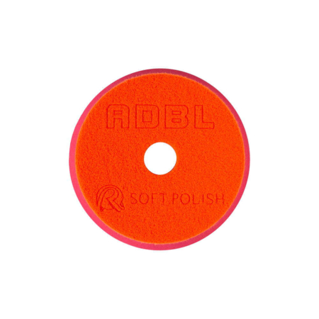 Burete mediu fin pentru masina orbitala ADBL Roller Soft Polish DA, roz, 75mm [1]