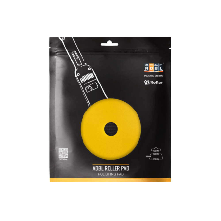 Burete mediu pentru masina orbitala ADBL Roller Polish DA, galben, 75mm [3]