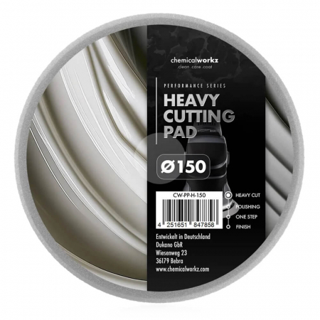 SPALARE SI INTRETINERE EXTERIOR AUTO - Burete-polish-abraziv-ChemicalWorkz-Heavy-Cutting-Pad-gri-CW-PP-H