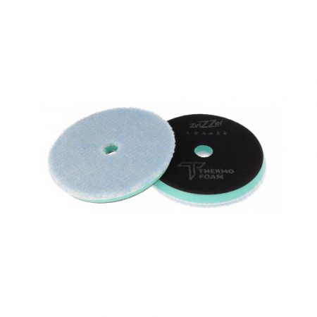 SPALARE SI INTRETINERE EXTERIOR AUTO - Burete-polish-abraziv-cu-blana-hibrida-Zvizzer-Thermo-Hybrid-Pad-15mm-Hard-verde-ZV-TH-HC