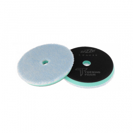 Bureti, Talere - Burete-polish-abraziv-cu-blana-hibrida-Zvizzer-Thermo-Hybrid-Pad-15mm-Hard-verde-ZV-TH-HC