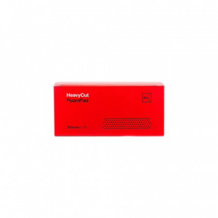 SPALARE SI INTRETINERE EXTERIOR AUTO - Burete-polish-abraziv-Koch-Chemie-Heavy-Cut-Foam-Pad-rosu