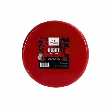 Bureti, Talere - Burete polish abraziv Pro Refinish RED RT 160x25mm