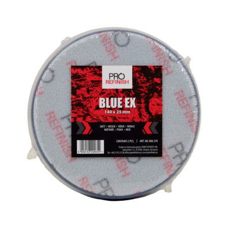 Burete polish finish Pro Refinish BLUE EX 140x25mm [2]